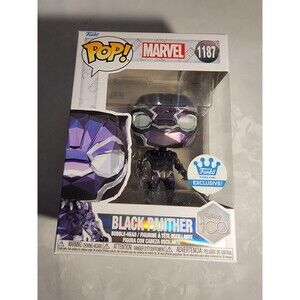 BLACK PANTHER #1187 Faceted! Disney 100  Funko Shop Exclusive
